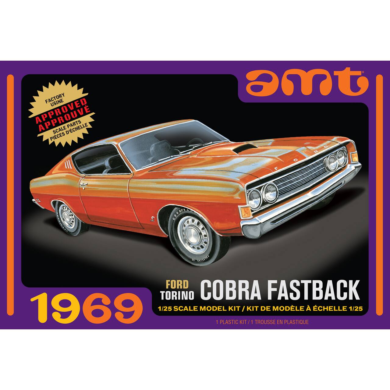 AMT® 1969 Ford Torino Cobra Fastback Model Kit